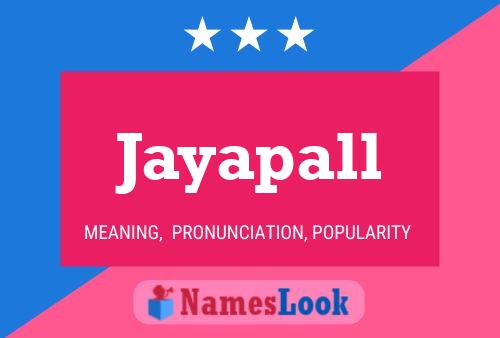 Poster del nome Jayapall