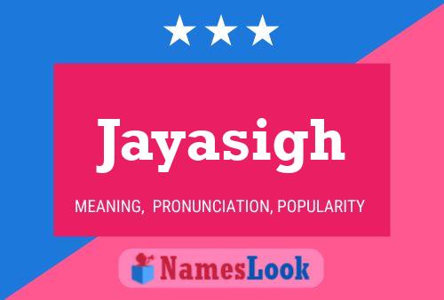 Poster del nome Jayasigh