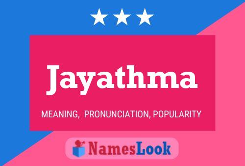 Poster del nome Jayathma