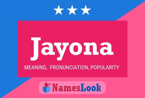 Poster del nome Jayona