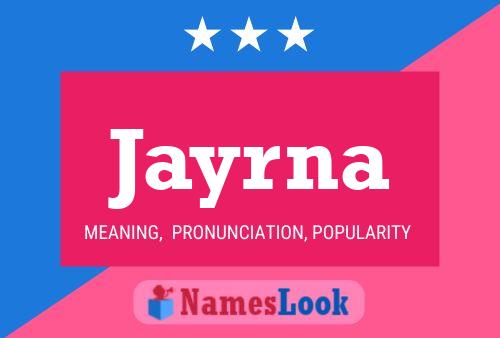 Poster del nome Jayrna