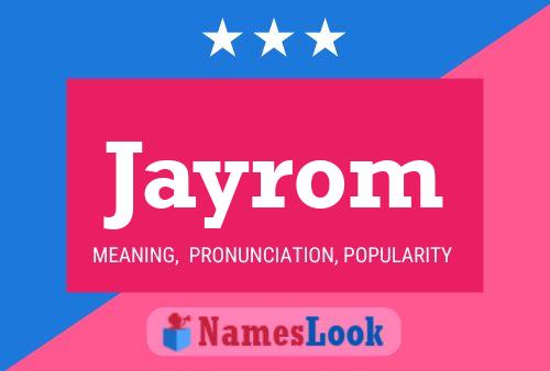 Poster del nome Jayrom