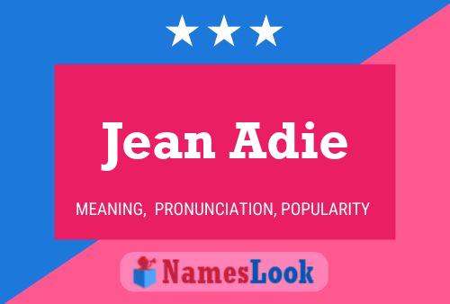 Poster del nome Jean Adie