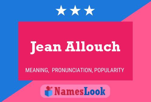 Poster del nome Jean Allouch