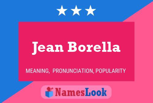 Poster del nome Jean Borella