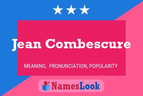 Poster del nome Jean Combescure