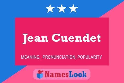 Poster del nome Jean Cuendet