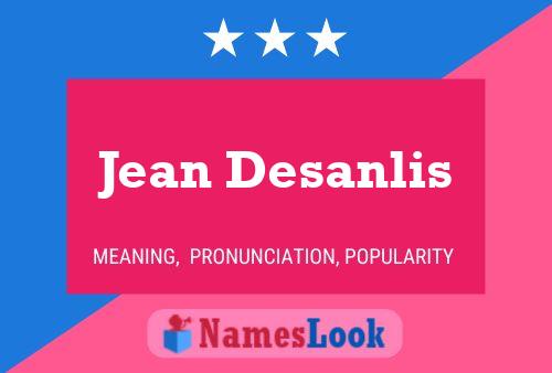 Poster del nome Jean Desanlis