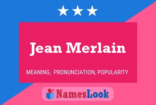 Poster del nome Jean Merlain