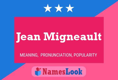 Poster del nome Jean Migneault