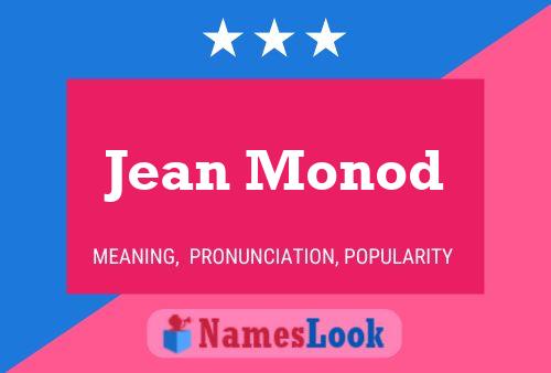 Poster del nome Jean Monod