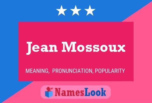 Poster del nome Jean Mossoux