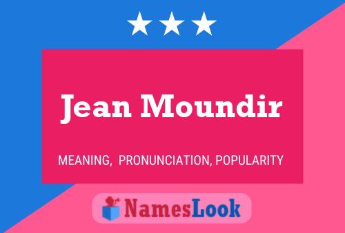 Poster del nome Jean Moundir