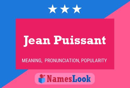 Poster del nome Jean Puissant