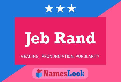 Poster del nome Jeb Rand