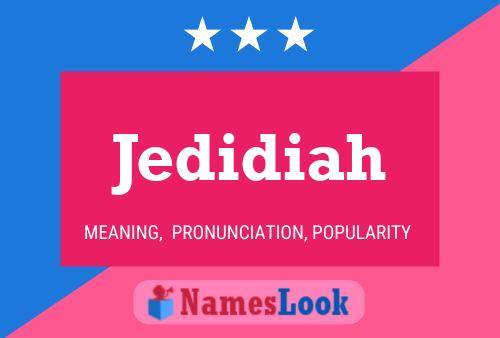 Poster del nome Jedidiah