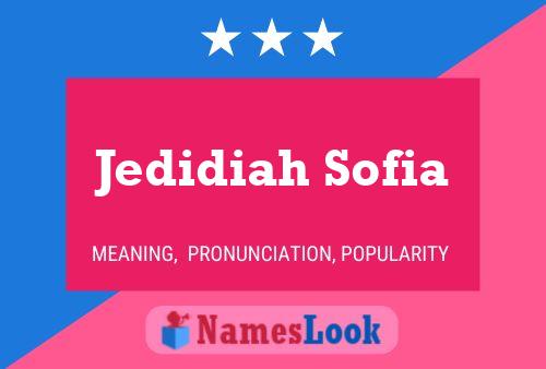 Poster del nome Jedidiah Sofia