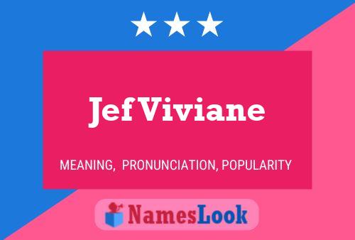 Poster del nome Jef Viviane