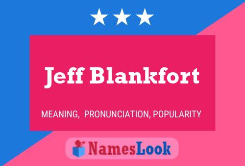 Poster del nome Jeff Blankfort