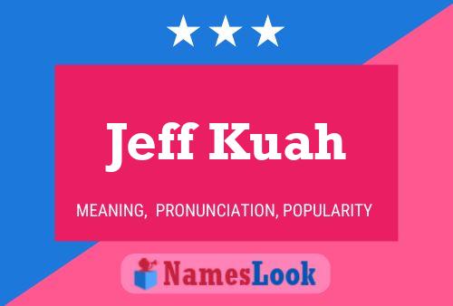 Poster del nome Jeff Kuah