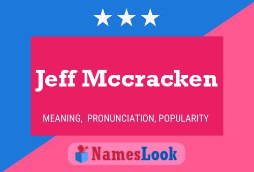 Poster del nome Jeff Mccracken