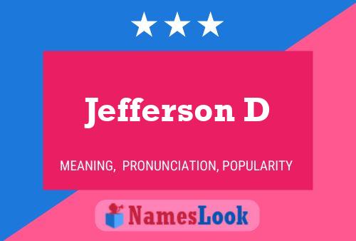 Poster del nome Jefferson D