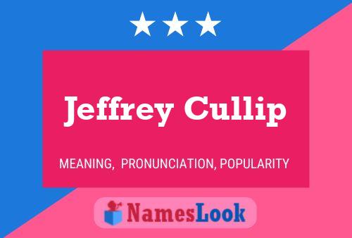 Poster del nome Jeffrey Cullip