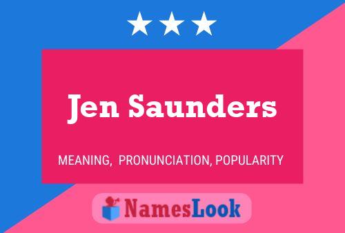 Poster del nome Jen Saunders