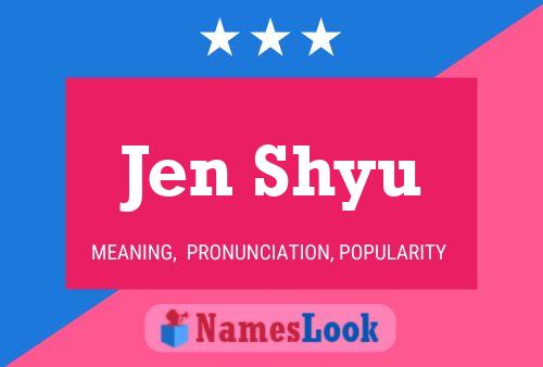 Poster del nome Jen Shyu