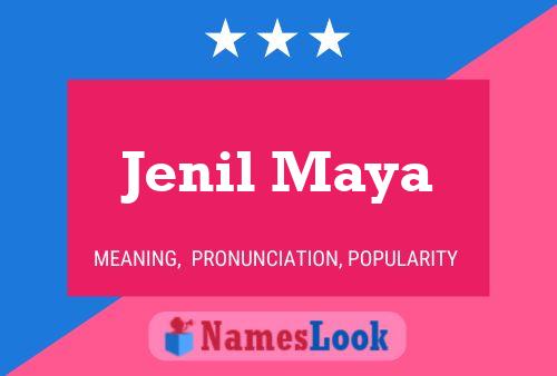 Poster del nome Jenil Maya