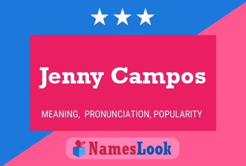 Poster del nome Jenny Campos