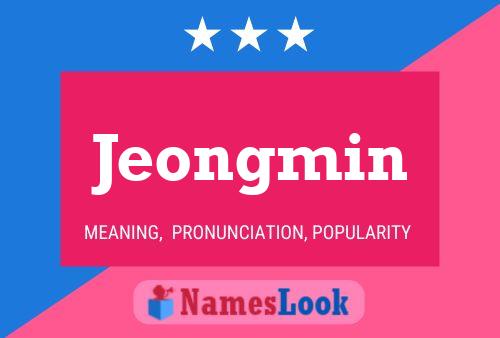 Poster del nome Jeongmin