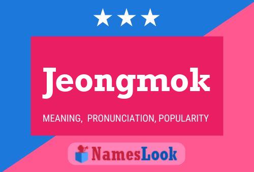 Poster del nome Jeongmok