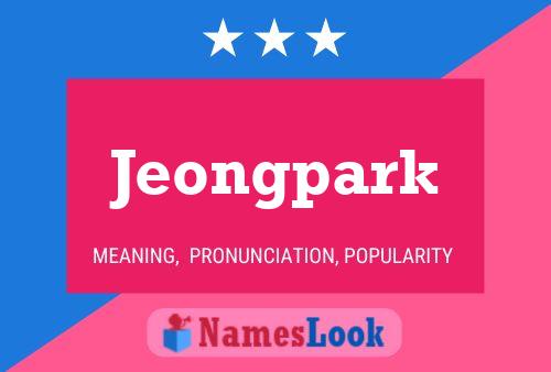 Poster del nome Jeongpark