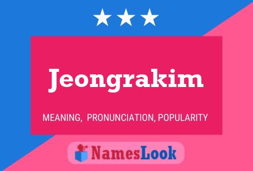 Poster del nome Jeongrakim