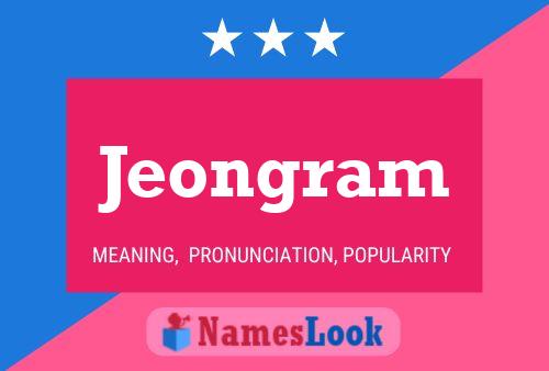 Poster del nome Jeongram