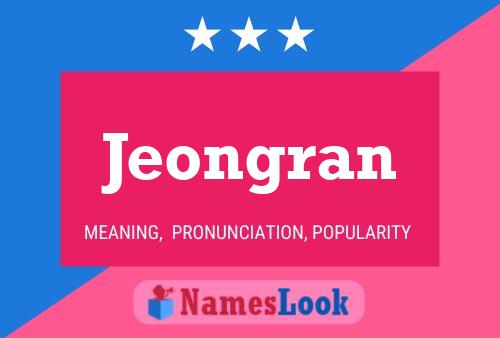 Poster del nome Jeongran