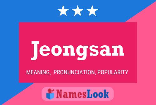 Poster del nome Jeongsan