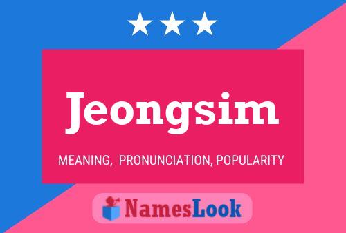 Poster del nome Jeongsim