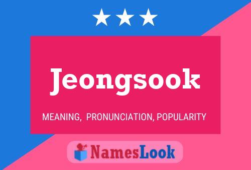 Poster del nome Jeongsook