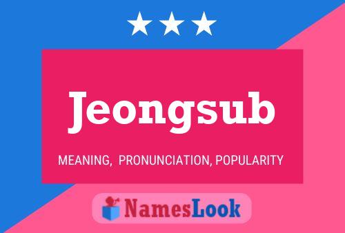 Poster del nome Jeongsub