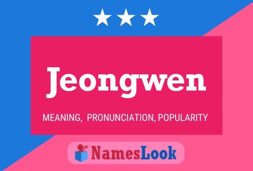 Poster del nome Jeongwen