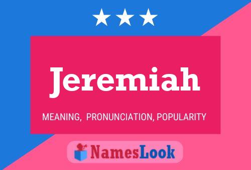 Poster del nome Jeremiah