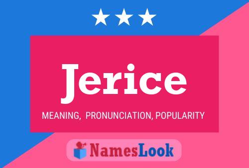 Poster del nome Jerice