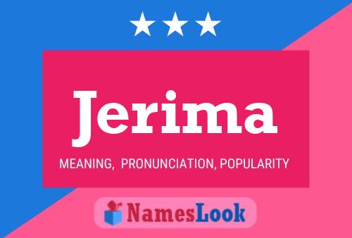 Poster del nome Jerima