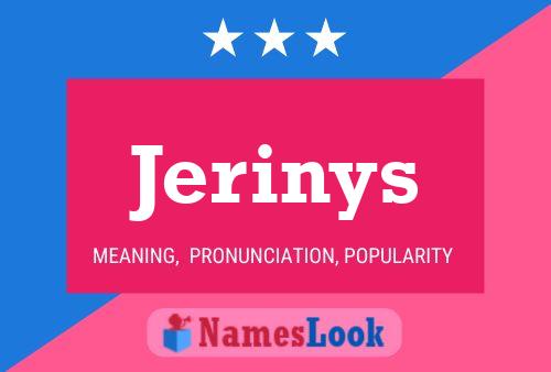 Poster del nome Jerinys