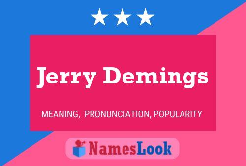 Poster del nome Jerry Demings