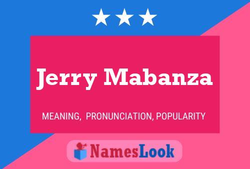 Poster del nome Jerry Mabanza