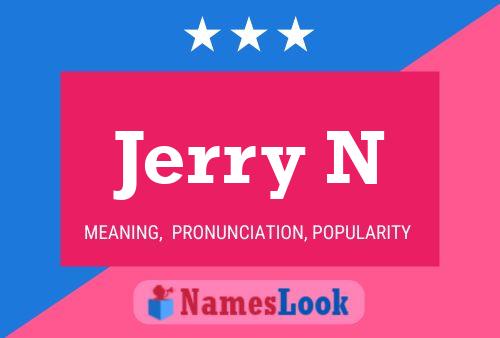 Poster del nome Jerry N