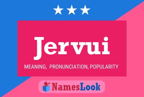 Poster del nome Jervui